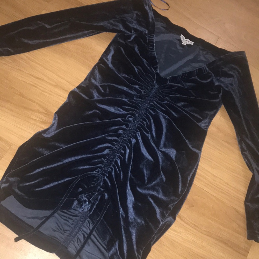 Blue night out dress